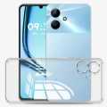 Realme note 60 Cover New Ultra Thin Soft Tpu Silicon Dust Proof Transparent Back Cover. 