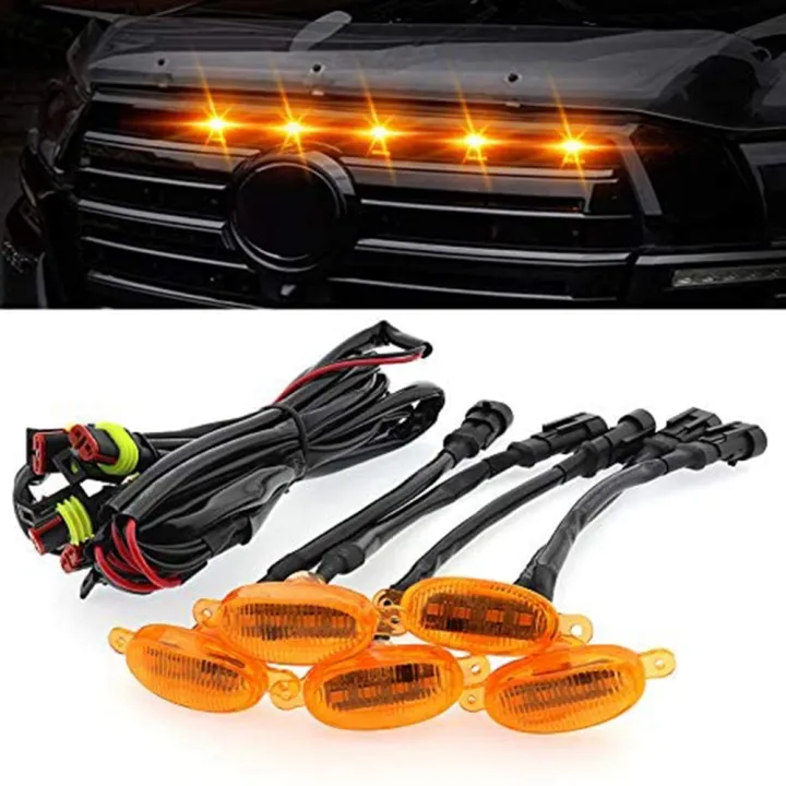 4PCS%20Car%20Front%20Bumper%20LED%20Grille%20Light%20for%20SUV%20-%20Image%204