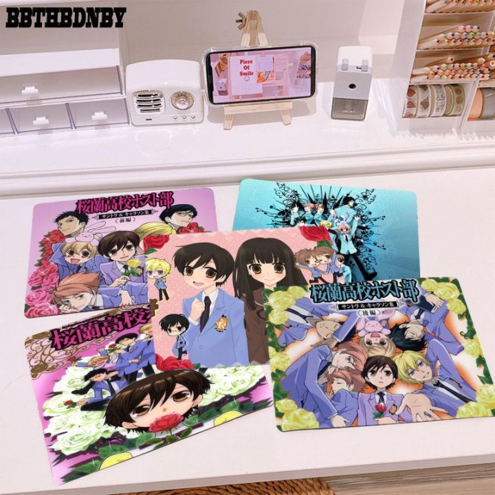 Japanese Anime Ouran High School Host Club Anime 20x25cm Desktop Desk Mat Kawaii Gaming Accessories Pad For Teen Girls Bedroom