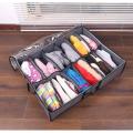 Dust-Proof 12 Grids Non-Woven Shoes Storage Bag. 