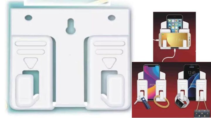 Wall%20Mounted%20Mobile%20Phone%20Holder%20for%20Charging%20/%20Plastic%20-%20Image%204