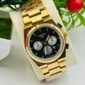 Tisot Premium Stainless steel  & luxury Watch for Men & Boys Chronograph Working and Water proof  with Stop Watch Feature. 