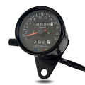 Cafe Retro Motorcycle Modified Gauge LED Indicator Mechanical Speedometer Odometer 220Km/H Motorcycle Spare Parts Accessories Parts. 