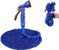 100FT Garden Hose Pipes Flexible Water Hose Pipe Expanding Magic Hose with 7 Multi-Functional Nozzles & 2 Connectors, Blue. 