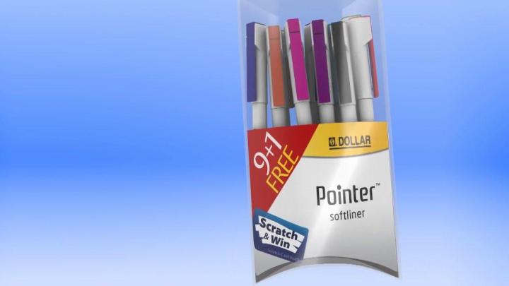 Pointer multicolor- pack of 10