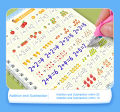 SANK Montessori Reusable Magic Book 4Magic Books + 1Magic Pen + 10Refills + 1Grip Children's Calligraphy Copybook Magic Writing Calligraphy Handwriting Copybook Set. 