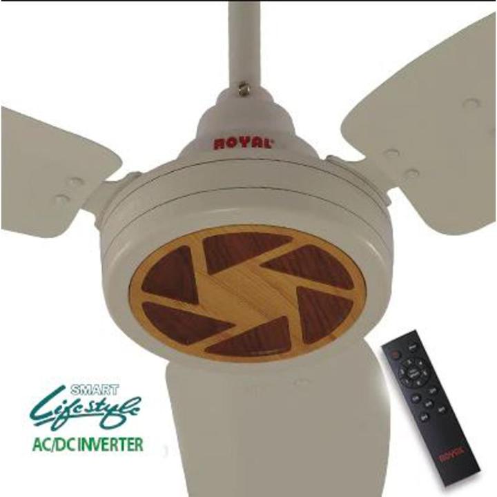 Royal Smart Passion AC/DC Ceiling Fans - GRACE, Remote Control - Copper ...