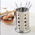 Spoon Stand - Silver Spoon Rack Stainless Steel Kitchen Utensils Holder Spoon Rack STEEL SPOON HOLDER WITH SILVER COLOR Stainless Steel Spoons / Cutlery Stand , Spoons / Cutlery Organizer. 