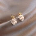 New Arrival Geometric Pearl Women Classic Stud Earrings Pineapple Pearl Earrings Female Fashion Earrings Female Jewelry Straggle Steipos. 