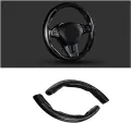 Universal Carbon Fiber Anti Slip Steering Wheel Easy Grips Trims New Style. 
