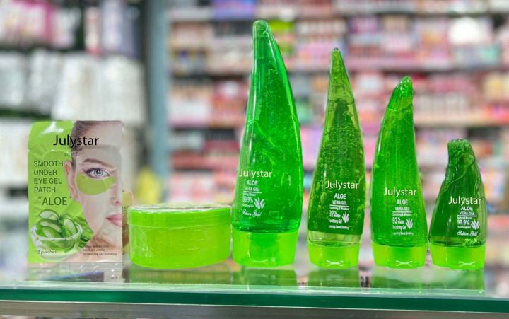 Pack Of 6 Aloe Vera Gel Soothing And Resistant 99.9% Soothing Gel For Girls And Women