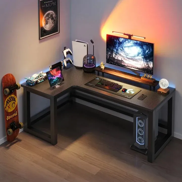 L-Shaped%20Gaming%20Desk%20Computer%20Desk%20with%20Shelf%20(Customised)%20-%20Image%202