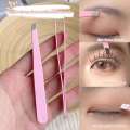 Tweezers, fake eyelashes, high-precision feather clip, beginner eyelashes. 