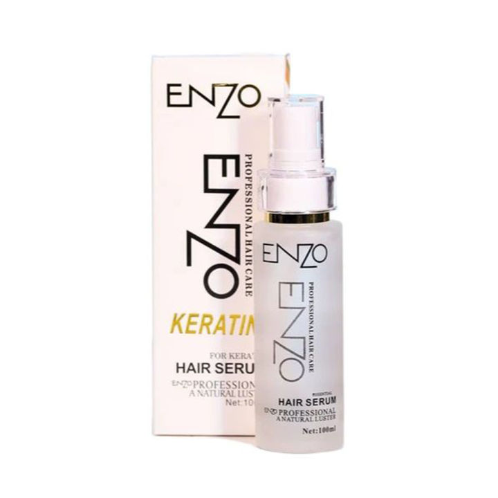 Enzo Keratin Hair Straightening Serum Frizzy Damaged Hair Smooth Hair - 100 Ml