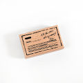 Golden Years Wooden Seal Artistic Retro Black and White Film Letter Frame Butterfly Letter Stamp Printing. 