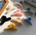 Flower Hair Clips For Girls Stylish Korean | Fancy Hair Claw Clips For Girls Korean |Korean Flower Gradient Egg Large Candy Colour Hair Claw Clips Catchers For Girls. 