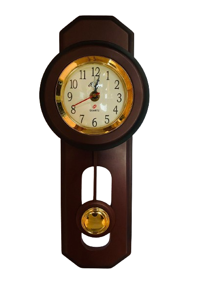 Elegant%20Quartz%20Pendulum%20Wall%20Clock%20-%20High%20Quality%20Wooden%20Clock%20with%20Brown%20&%20Golden%20Finish,%20Silent%20and%20Smooth%20Mechanism,%20Easy%20to%20Read,%20Fancy%20and%20Attractive%20Design%20for%20Home%20Interior%20and%20Decor%20-%20Image%202