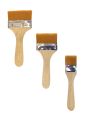 Openness - Gesso Paint Brush - Wide & Thin Of Different Size  (1.2, 2.5 And 3 Inches) – For Synthetic Bristle Paint, Chip and Utility Paint, Stains, Varnishes, Glues, and Gesso - Arts & Craft - Painting - Artist - Brushes. 