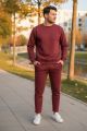 Maroon Terry Pyjama Trouser for Men & Women | Winter Pyjamas | Casual Wear. 