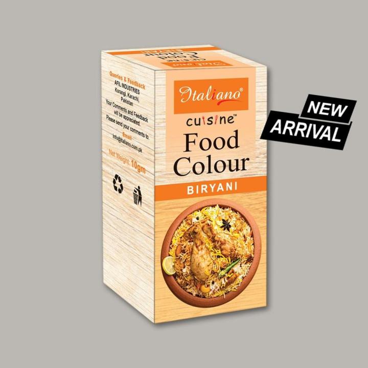 Italiano Food Colour Biryani 10gm approx(New Arrival)