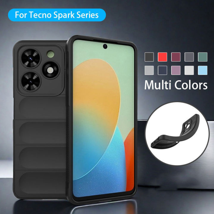 Casing For Tecno Spark Go 2024 20C 20 phone Case Phantom Shield Soft TPU Full Len Protective Silicone Anti-Drop Back cover