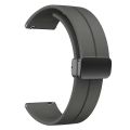 22mm Sports Silicone Magnetic Lock Strap For Zero Luna Revolt Redmi Watch Active 5 Huawei GT 4 5 Samsung Galaxy Watch 46mm and all other 22mm compatible watches. 