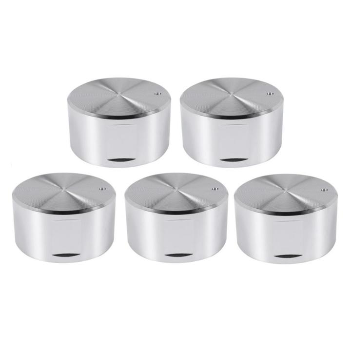 5 Pcs Metal Gas Stove Knobs 6mm Cooker Control Range Oven Knob Burner Knob Gas Hob Switch Replacement Parts Accessories