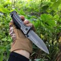 Bronning Outdoor Self-Defense Knife Multi-Function Folding Knife Wilderness Survival Camping Knife Collection Saber Travel Household. 