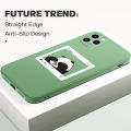 BILI for iPhone 14 Pro Back Cover Bear In Photo Frame Multicolor Liquid Silicone Phone Case Soft Square Lens Protection Phone Cases. 