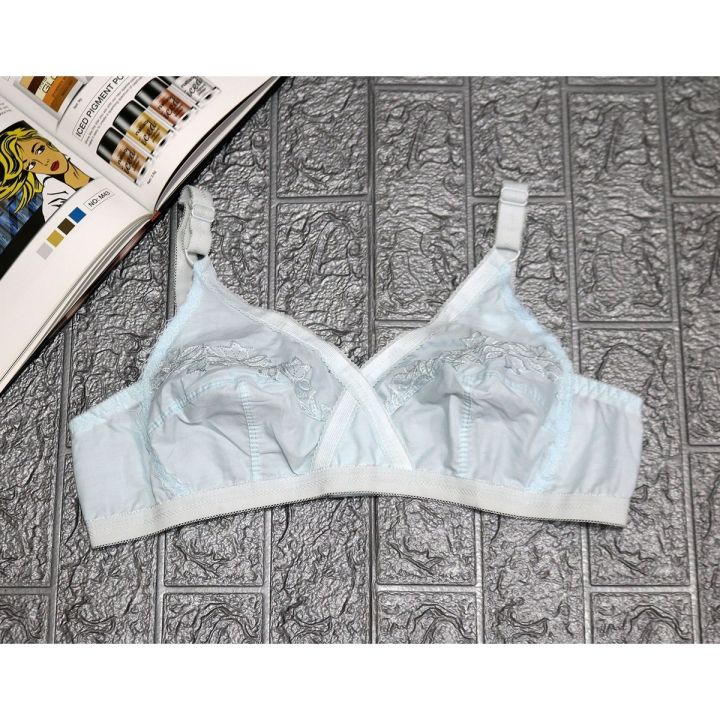 Flourish Cotton Cros Non-Padded Non-Wired Full Cover Bra (32-46 B&C cups)