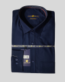 Men Navy Blue Imported Formal Shirt. 