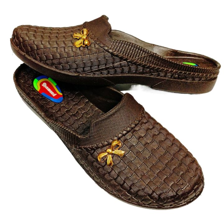 Women's Rubber & Nylon Flip Flop Slippers – Comfortable and Stylish