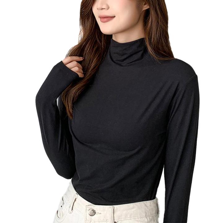 Long sleeve women's undershirts best sale