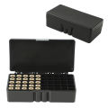 BaLanTrade 50/100 Rounds Tactical Ammo Box 9mm Ammo Storage Case Portable Shotgun Rifle Holder Box Can Hinge-Top Design. 