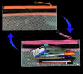 Transparent Geometry Pack of 06 Pieces- Premium Quality Transparent Geometry Pouch-Transparent Pencil Case. 