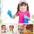 Kids Disposable Nitrile Gloves Children Latex Powder Free for Household Cleaning Crafting Painting Gardening Cooking Gloves. 