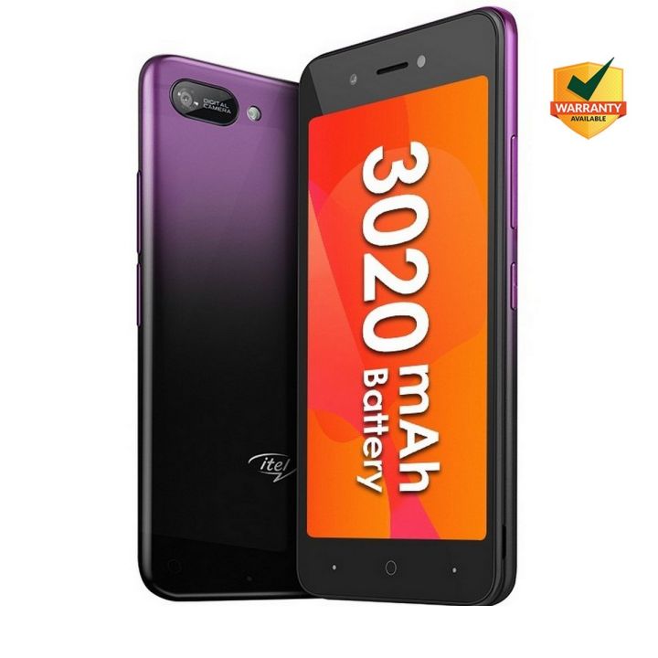 itel A25 - 5.0 inch Display - DualSim - 1GB RAM - 16GB ROM - FaceUnlock - Any color