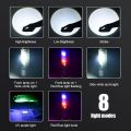Mini light LED light Super Bright Torch Light Handheld Mini Tactical light USB Rechargeable 8 Modes Zoomable Electric Torch Light Outdoor light for Camping /Hiking /Cycling. 