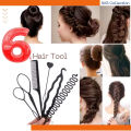 6 Pcs Hair Styling Tools Hair Accessories Hair styling comb set, Hair care kit, hair care products , Hair bands for girls hair accessories for girls Hair accessories hair bands for girls Hair band hair straightener hair style. 