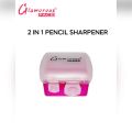 Glamorous Face Universal Points Sharpener, Dual Pencil Sharpener for Lip Liner, Eyebrow, and Eyeliner Pencils and Jumbo Pencil Sharpeners. 