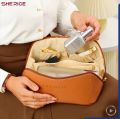 Waterproof Makeup Storage Bag | Makeup Brushes Bag & Toiletries Organizers with Full of Storage | Cosmetic Brush Kit | Make Up Bags Pouch with Zipper For Travelling | Multipurpose Traveling Cosmetic Bags for Women. 