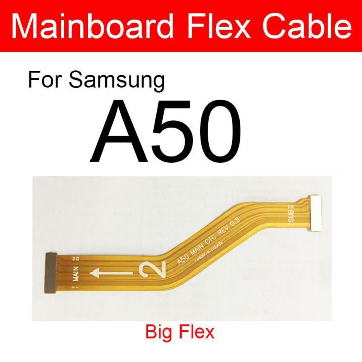 Main Motherboard Mainboard LCD Flex Cable For Samsung Galaxy A50 SM-A505FD Main Board Flex Ribbon Cable Replacement Repair Parts