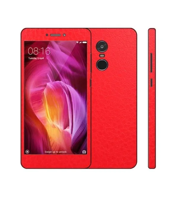 Xiaomi%20Redmi%20Note%204%20Red%20Common%20Leather%20Texture%20Mobile%20Skin%20-%20Image%203