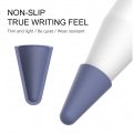 5pcs Soft Silicone Stylus Pen Tip Protector  Replacement Silicone Tip Case Nib Protective Cover  Non-slip Screen Stylus Pencil Tip Protection Cap Universal For Apple Pencil 1/2. 