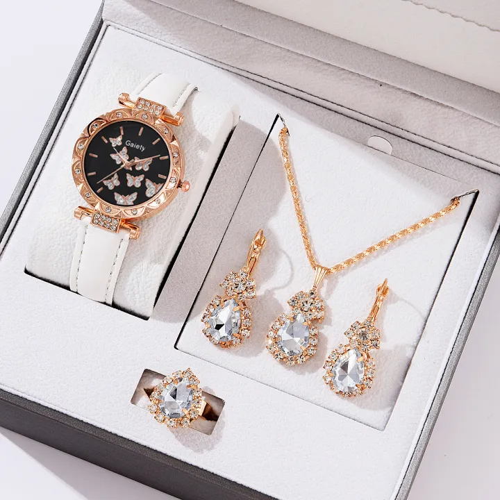 5pcs%20Women%20Butterfly%20Watch%20Necklace%20Set%20Elegant%20Luxury%20Quartz%20Watch%20Fashion%20Casual%20Wristwatch%20for%20Girl%20Ladies%20-%20Image%203