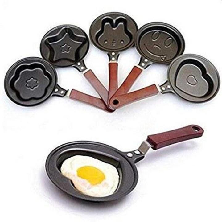 Omelette Designer, Mini flower egg frypan, flower mold for chocolate, flower Shape Pancake Pan - 01 Piece