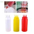 3x Refillable Ketchup Squirt Bottle Multi Color Sauce Bottle for Ketchup. 