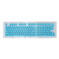 Keyboard Keycaps 114 Key PBT OEM Height Two Color Injection Light Transmitting Mechanical Keyboard KeycapMini Sky Blue. 