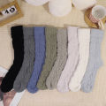 Coral Velvet Socks Men s Mid Length Socks Autumn and Winter Thickened Warm Floor Socks. 