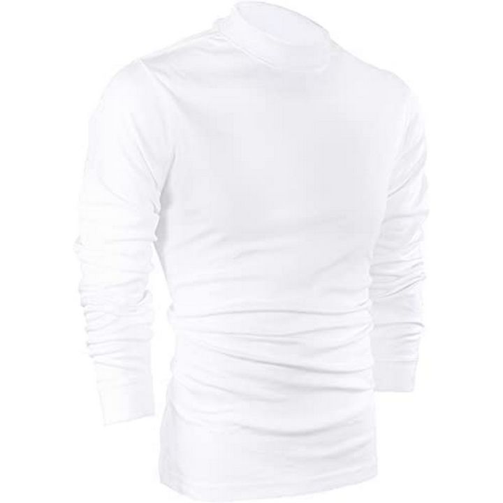 Utopia%20-%20Men's%20Turtle%20Neck%20T-Shirt%20Casual%20Regular%20Fit%20Pullover%20Knitted%20Long%20Sleeve%20-%20Image%203